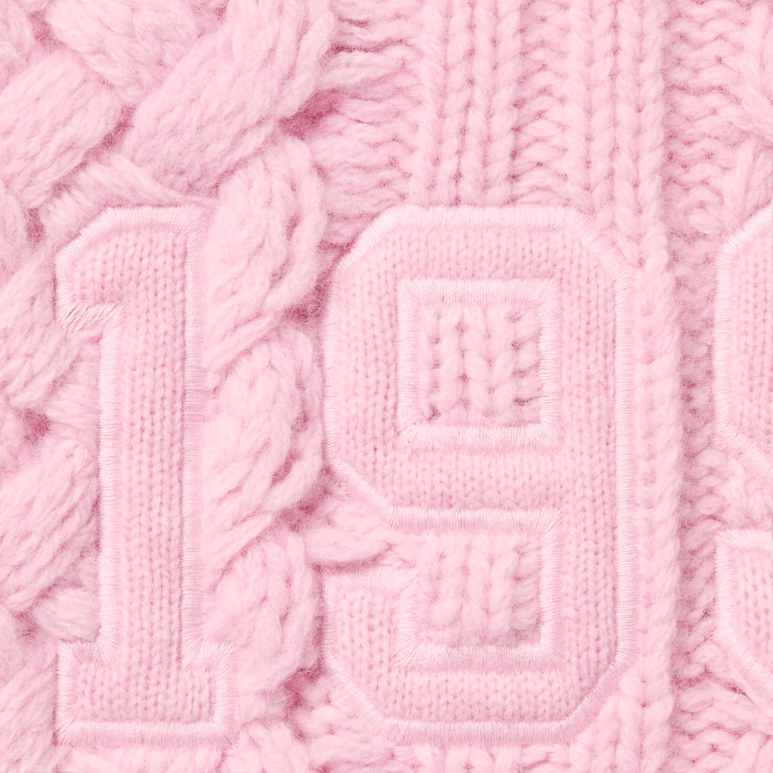 Appliqué Cable Knit Sweater view 4